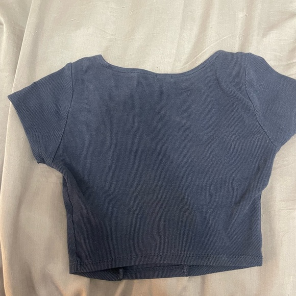 Garage Square neck cropped tee ~ Size Xs - Picture 2 of 3